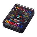 Uni POSCA Paint Marker, 1mm Tip, Water-Based & Multi-Surface, Pastel Assorted Colors – Pack of 24 Units 0