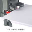 Kangaro Heavy Duty Paper Punch, 300 Sheets Capacity, With Metal Guide Bar & 4-Hole Provision, Industrial Strength, Black 1
