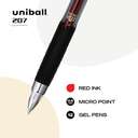 Uni-ball Signo Impact Gel Pen, 1.0 mm Broad, Waterproof Pigment Ink, Quick Dry, Smudge-Free, Ideal for School & Office Use - Red 4
