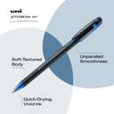 Uni-ball Jetstream Retractable Ballpoint Pens, 1.0 mm, Low-Smear Hybrid Ink, Ideal for School, Office & Home Use - Blue 2