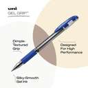 Uni-ball Lakubo Ballpoint Pens, 0.7 mm, Quick-Dry Ink, High Durability, Ideal for School, Home & Office Use, Blue – Pack of 12 2