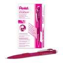Pentel Twist-Erase Clic Mechanical Pencil, 0.7 mm, Large Twist Eraser, Comfortabl Grip, Smooth Writing, Ideal for Scholl & Technical Writing, Pink Barrel – Box of 12 1