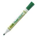 Pentel Whiteboard Marker, Chisel Tip, Low-Odor, Smooth Writing, Smudge & Fade Proof, Perfect for Labels & Poster Making, Green – Pack of 12 0