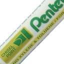 Pentel Whiteboard Marker, Chisel Tip, Low-Odor, Smooth Writing, Smudge & Fade Proof, Perfect for Labels & Poster Making, Green – Pack of 12 3