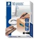 Staedtler Permanent Marker, Bullet Tip, Waterproof Ink, Smudge Proof, Quick-Drying, Ideal for Labelling & Marking, Black – Box of 10 3