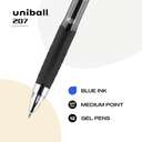 Uni-ball Signo Retractable Pens, 0.7 mm, Quick-Dry, Fine Tip, Smooth Writing, Ideal for School, Office & Home Use - Blue 4