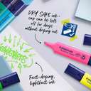 Staedtler Textsurfer Classic Highlighter, Inkjet-Safe, Chisel 1–4 mm, Smooth Flow, Ideal for School & Office Use, Pink – Box of 10 2