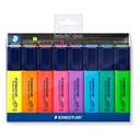Staedtler Textsurfer Classic Highlighters, Inkjet-Safe, Chisel 1–4 mm, Smooth & Bright Color, Ideal for School, College & Office, Assorted – Wallet of 8 0