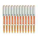 Uni-ball Eye Fine Roller Pens, 0.7 mm, Water-Resistant Pigment Ink, Smudge Free, Ideal for Craft & Decoration, Orange – Pack of 12 0