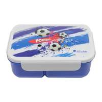 Atlas Lunch Box, Durable & Easy-Clean, Ideal for School Lunches - Blue