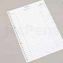 Maruman Loose-Leaf Paper, A4, Unruled, Smooth Writing, White - Pack of 50 Sheets 1