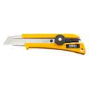 Olfa Heavy-Duty Cutter, 18mm Blade, Anti-Slip Rubber Grip, Manual Lock - Yellow & Black 0