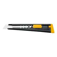 Olfa Heavy-Duty Metal Handle Cutter, 18mm Blade, Auto Lock Mechanism - Black
