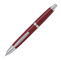 Pilot Capless Fountain Pen, Medium Nib, Retractable Design, Smooth Ink Flow, Ideal for Office & Personal Use - Red