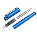 Pilot Explorer Gel Rollerball Pen, 0.5 mm Tip, Smooth Ink Flow, Click Off Cap, Consistent Writing, Ideal for Personal & Office Use - Metallic Blue 4