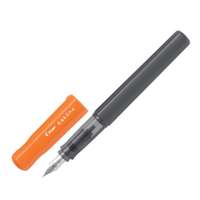 Pilot Kakuno Fountain Pen, Medium Nib, Smooth Writing, Consistent Everyday Use, Ideal for Office & Personal Collection Use, Orange - Blister Pack
