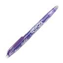 Pilot FriXion Erasable Rollerball Pen, 0.5 mm Tip, Clean Erasing, Clip Off Cap, Thermo-Sensitive Ink, Comfortable Grip, Ideal for School & Craft Use - Violet 0