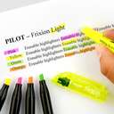 Pilot FriXion Light Erasable Highlighter, Chisel Tip, Clean Erasing, Thermo-Sensitive Ink, Ideal for School & Office Use - Pink 2