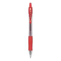 Pilot G2 Retractable Gel Pen, 0.5 mm Fine Tip, Smooth Quick-Dry Gel Ink, Comfortable Grip, Ideal for School & Office Use - Red