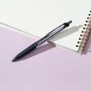 Pilot Hi-Tecpoint V5 Retractable Liquid Ink Rollerball Pen, 0.5 mm Tip, Smooth Fine Lines, Soft Grip, Ideal for School & Office Use - Black 1