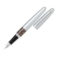 Pilot MR2 Animal Collection Fountain Pen, Fine Nib, Range 2, Smooth Flow, Comfortable Grip, Ideal for School & Office Use, Python Design – Black Ink