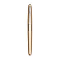 Pilot MR1 Metropolitan Collection Rollerball Pen, 0.7 mm, Smooth Writing, Consistent Flow, Ideal for School & Office Use, Gold Zigzag Barrel - Blue Ink