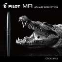 Pilot MR2 Animal Collection Rollerball Pen, 0.5 mm, Smooth Writing, Consistent Flow, Ideal for School & Home Use, Crocodile Accent - Blue Ink 8
