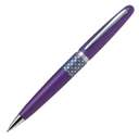 Pilot MR3 Retro Pop Collection Rollerball Pen, 0.7 mm, Smooth Flow, Consistent Writing, Ideal for Daily Task at Office & School, Ellipse - Blue Ink 0