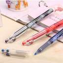 Pilot P500 Extra Fine Needle-Tip Gel Ink Roller Pen, 0.5 mm, Smooth Ink Flow, Smudge Free, Consistent Writing, Ideal for School & Office Use - Red 3
