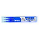Pilot Refills for FriXion Ball Erasable Gel Pen, 0.7 mm, Thermo-sensitive ink, Smudge Proof, Ideal for School & College Use, Blue – Pack of 3 1