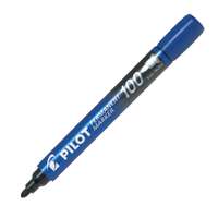 Pilot SCA-100 Permanent Marker, Fine Bullet Tip, Water-Resistant, Low-Odour, Smooth Writing, Writes on Most Surfaces, Ideal for Marking & Poster Making – Blue