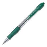 Pilot Supergrip Retractable Ballpoint Pen, Fine Tip, Smooth Ink Flow, Consistent Writing, Comfortable Grip, Ideal for School & Office Use - Green