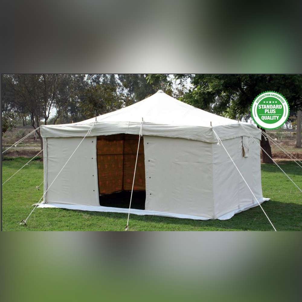 Arabic Deluxe Tent AMT-102 Iron Stick 12 x 12 ft White 0