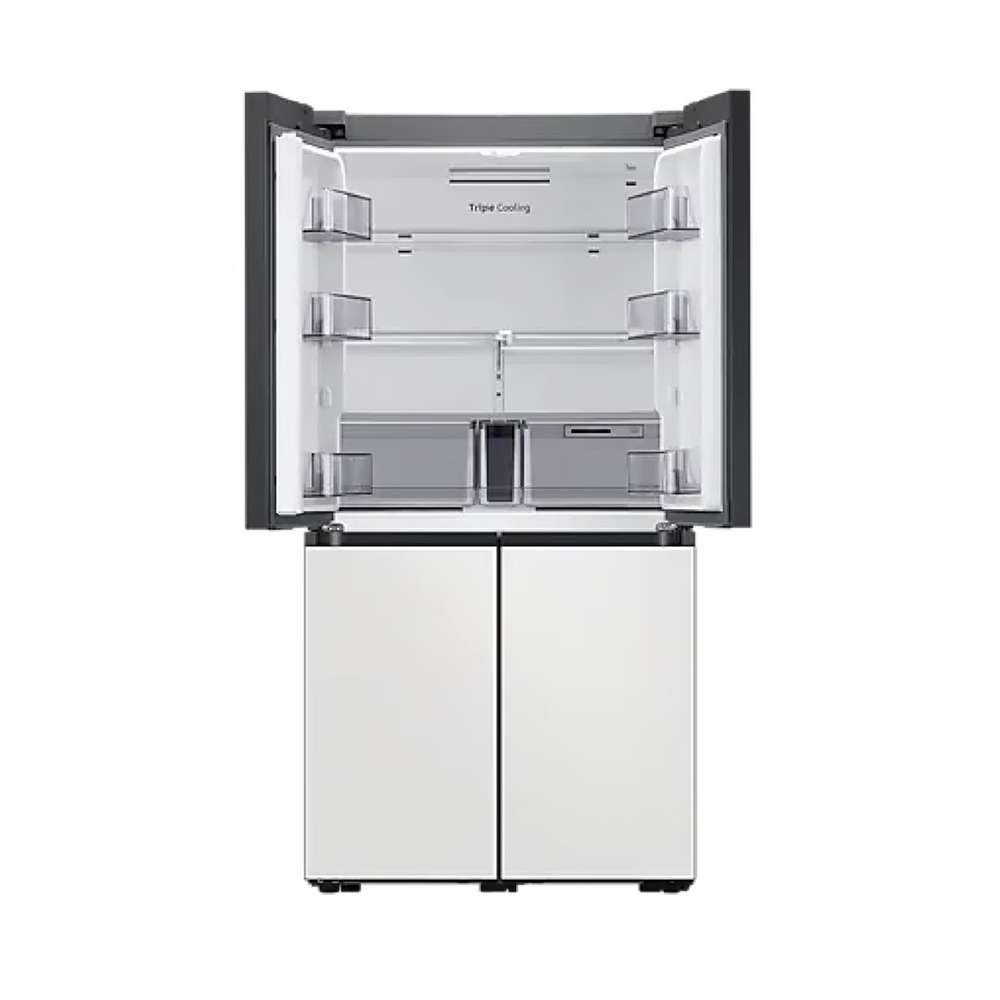 ثلاجة بباب فرنسي من (Samsung) سعة (523Ltr) ذات تصميم أنيق قابل للتعديل موديل (RF60A91C3AP)  2