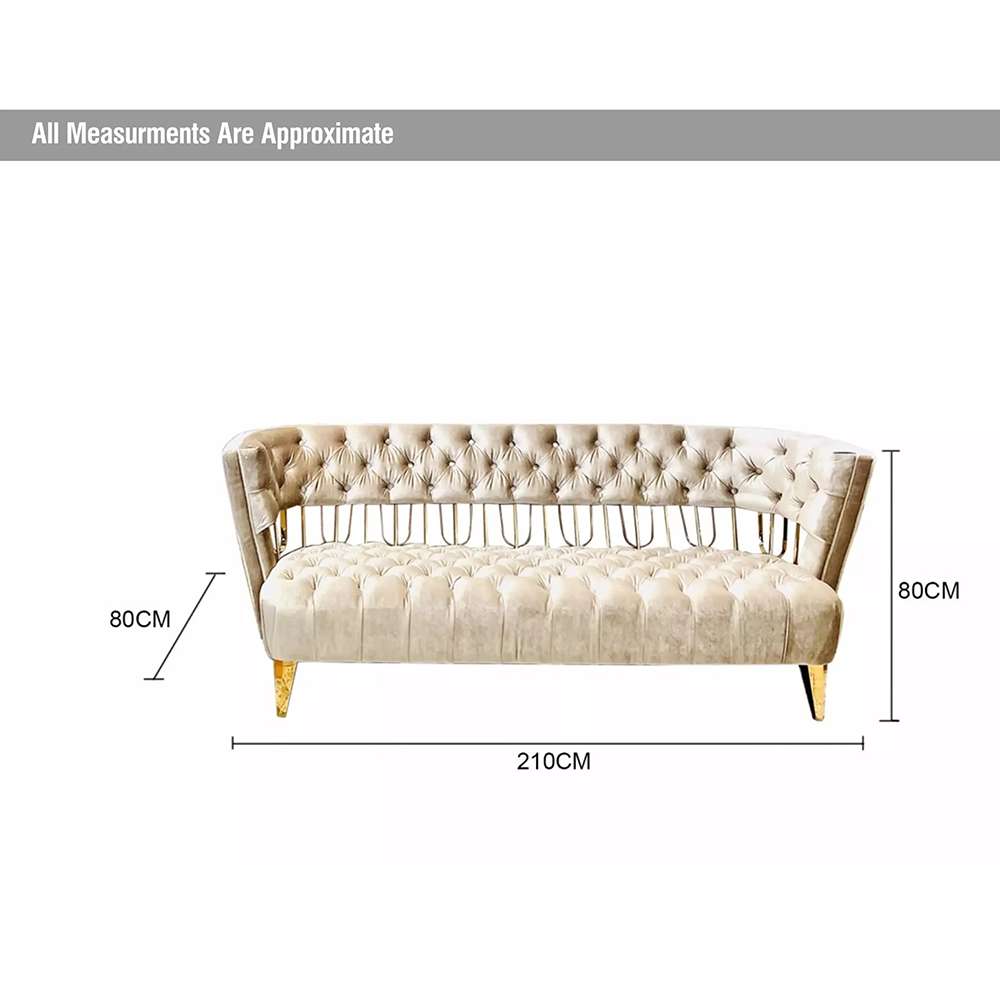 RoKhadija 3 Seater Sofa 8