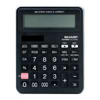 Sharp 12 Digits Desktop Calculator With Dedicated Backspace Key - Black
