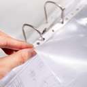 Deli Sheet Protectors, A4, 11-Hole With 50 Micron, Archival Safe, High Resistance Pp Material, Easy-To-Insert Files - Pack Of 20 4