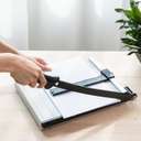 Deli Paper Cutter With Steel Base, A4, 300 × 250 Mm, Alignment Grid, Perfect For Office Use - White 1