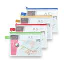 Deli Mesh Zip Bag, A5, Semi-Transparent, Lightweight, Document Organizer, Office & Personal Use 0
