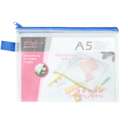 Deli Mesh Zip Bag, A5, Semi-Transparent, Lightweight, Document Organizer, Office & Personal Use 4