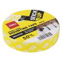 Deli Mounting Tape, Double-Sided, 1 Mm × 25.4 Mm × 5 M, Gap-Filling Hold, Perfect For Mounting Anything - 1 Roll 1
