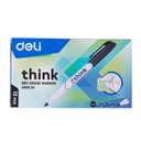Deli Dry Erase Whiteboard Marker, Pen-Style, Bullet Tip, Pocket Clip, For School & Office Use, Black – Pack Of 12 2