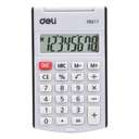 Deli 8-Digit Dual Power Basic Calculator, Pocket Size, Standard Function, Perfect For Office & Classroom Use - Black 0