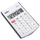 Deli 8-Digit Dual Power Basic Calculator, Pocket Size, Standard Function, Perfect For Office & Classroom Use - Black 3