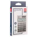 Deli Dual Power Pocket Calculator, 8-Digit, Solar With Battery, Office Use - Grey 3