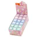 Deli Flower Design Erasers, Fun Designs, Kid-Friendly, Ideal For School & Home Use, Assorted Colors – Pack Of 18 4