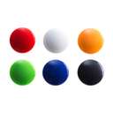 Deli Round Magnets, 30 Mm, Strong Hold, High-Quality Abs Material, Use For Magnetic Whiteboard, Assorted - Pack Of 6 2