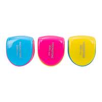 Deli Pencil Sharpener, Single-Hole With Canister, Everyday Use, For School & Office Use - Assorted