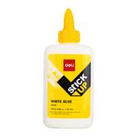 Deli White Glue, 120 Ml, Clear-Drying, Controlled Flow, Washable Glue, Non-Toxic, Perfect For Crafts
