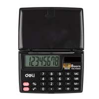 Deli Pocket Calculator, 8 Digits, Plastic